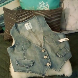 Old Navy Denim Vest NWT